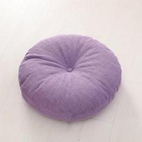 Lininė Zafu meditacijos pagalvė Storas klūpėjimo kilimėlis Pufas Meditacijos pagalvė Tatamis 40cm violetinė