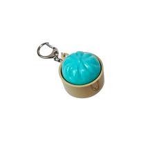 [New] Bao Bun Dumpling Keychain Keyboard Fidget Clicker With Led Light For Stress Relief Anxiety Sensing Toy