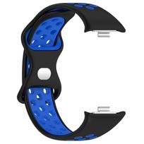 Kvėpuojanti apyrankė Redmi Watch 6 5 4 priedams Pakeitimas Sportinė silikoninė laikrodžio apyrankė Apyrankė correa Xiaomi miBand 9 8 Pro Redmi Watch 4 black