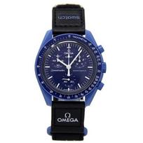 Swatch Omega x Swatch Mission to Neptune 42mm Quartz SO33N100