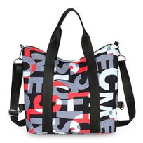 Women's Messenger Bags Waterproof Nylon Shoulder Totes High Quality Large Handbag Female Travel Crossbody Bags Top-handle Bag KTB gray