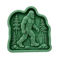 Reusable Silicone Casting Form Rabbit Stepping Stone Mold, Concrete Cement Mold for DIY Landscaping Project Tool Garden Walkway Decor, Path black