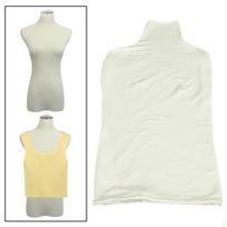 Suknelės manekeno dangalas, apsaugantis nuo dulkių, minkštas manekeno rankovė drapiravimui, papuošalų eksponavimui White Milk Silk beige