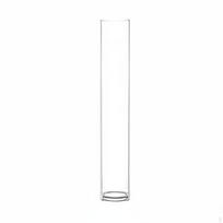 Modernus minimalistinis stiklinis vaza, cilindrinis skaidrus gėlių indas, stalviršio dekoras svetainei 5cm*30cm