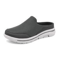 Vyriški Loafers Mule Pusiniai sportbačiai, Laisvalaikio vaikščiojimo batai lauke, Sportbačiai be nugarų, Batai be nugaros 43 tamsiai pilka spalva