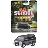 Hot Wheels 1979 Dodge Ram Van Old School Van Toy Mini Car HVJ38 Black Ages 3 and Up black