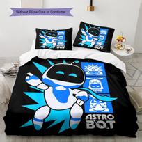 ASTRO BOT Raštas Patalynė, Antklodžių Komplektas Antklodės Užvalkalas Pagalvės Užvalkalas Namų Gimtadienio Dovana (1 * antklodės užvalkalas + 2 * pagalvės užvalkalai, be šerdies) 155x200cm
