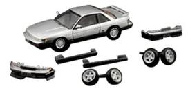 BM CREATIONS Nissan Silvia S13 RHD Finished Model 1/64 Silver/Gray