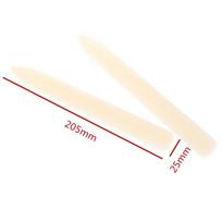1pc Bone Folder Creaser Scoring Folding Creasing Paper Leather Craft Tool,Perfect tool for getting crisp, accurate paper folds white