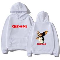 2024 M. Vyriški gobtuvukai Gremlins Gizmo Kawaii Spausdinti Puloveriai Vyrams Nauji Laisvalaikio Drabužiai Laisvalaikio Sportinė Apranga Moterų Mados Gobtuvas XXXL white