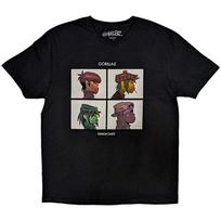 Gorillaz Demon Days T-Shirt Black New XS gray