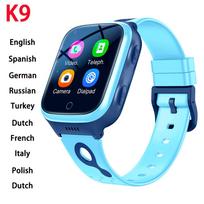 4g Kids Smart Watch Camera Sos vandeniui atspari GPS Wifi vaizdo skambučių monitoriaus vieta Lbs išmanusis laikrodis Vaikų laikrodis K9 mėlyna