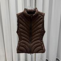 Womens Lightweight Down Vest With Stand Collar Slim Fit Short Puffer 95% White Duck M 120-140 lbs black
