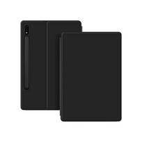Magnetic Folio Case Galaxy Tab S7 FE S8 Plus S9 12.4 Inch With Stand PU Leather Shockproof Business Style Samsung Tab S7 FE 12.4