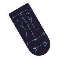 Nonslip TPE Workout Mat with Positioning Markings for Ab Wheel and Easy to Storage Home Fitness Mat Blanket