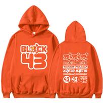 Ken Block 43 Hoodie Men Women Aesthetic Print Hoodies Unisex Autumn/Winter Hoody Pullover Sweatshirt Male Oversized 2XL red