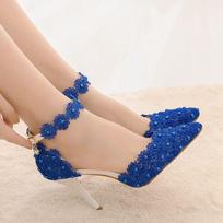 9 cm balti nėriniuoti aukštakulniai batai su vienu žodžiu „Stiletto“ smailūs aukštakulniai 35 beige