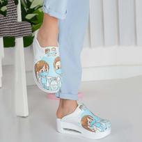 Medical Clogs for Women – Comfortable Orthopedic, Slip-Resistant Shoes for Nurses, Doctors, Midwives, Waiters 40 white
