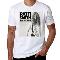 Patti Smith T-Shirt Casual Holiday Short Sleeve Tee S gray