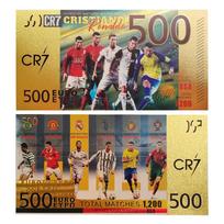 Nostalgic football commemorative banknote collection card football peripheral gift