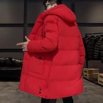 Žieminė vyriška ilgos parko šiltos striukės vilnos pamušalas su gobtuvu vėjo paltas Storas medvilninis paminkštintas Thermal Parkas Plius dydis 8XL L black