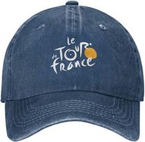 Tour De France beisbolo kepuraitė Madinga unisex moteriška beisbolo kepuraitė Plaunama reguliuojama tėčio kepuraitė Adjustable gray