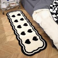 Thick Plush Bath Mat Non-Slip Absorbent Floor Rug Bedroom Kitchen Bathroom Modern Minimalist INS Style 40x120 cm