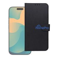 Flip case for Samsung A56 4Card RFID anti-theft tech fabric black