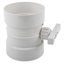 Oro srauto reguliavimo vožtuvas iš PVC išmetimo ir vėdinimo sistemoms 125mm