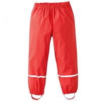 Vaikiškos kelnės nuo lietaus - Vandeniui atsparios unisex kelnės 110 red