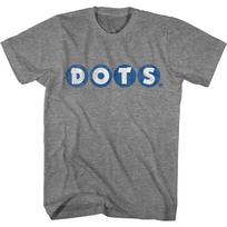 Tootsie Roll Dots Graphite Unisex T-shirt XXXXL gray