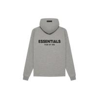 Fear of God Essentials SS22 Laisvas gobtuvas su nugaros pūsto rašto raidėmis Unisex Viršutinė dalis Tamsiai-avižinis FOG-SS22-608 XXL gray