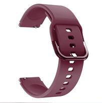 18 mm silikoninis dirželis Garmin Venu 3S dirželiui, bėgiojimui, spalvotas, klasikine sagtimi, apyrankė Forerunner 255S/265S, oranžinis laikrodžio dirželis For Garmin Venu 3S vyno raudonos spalvos