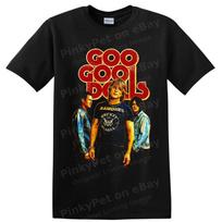 Goo Goo Dolls Rock Band Graphic T Shirt Vintage Style Concert Music Fan Art Tee L red