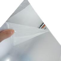 Akrilinė veidrodinė plokštė, Atspindinti PS lakštas, Dekoratyvus sienų menas, Lubų dekoras Rožinė raudona Silver Mirror 30*30*0.1cm white