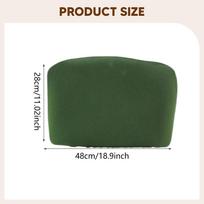 Chair Cover with Stretch Backrest, Desk Cover, Removable Elastic Polyester Material for