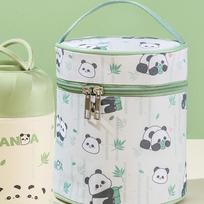 Uto Thermal Food Jar with 2 Panda Tote Bags white