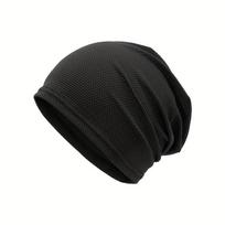 Men's And Women's Cooling Skull Caps - Lightweight 3D Mesh Caps for Running, Cycling, Gym, And Summer Use black