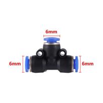 0,1–0,8 mm 2 pakopų žemo slėgio greito įkišimo smulkaus purškimo purkštukas 6 mm jungtis Vario nikeliavimo purškimo rūko purkštukas ir trišakis 1 vnt. black