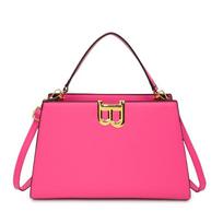 Winter new shoulder bag women's commute wind tote bag large capacity women's casual fashion temperament bag pink