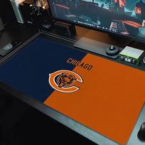 Chicago Bears Mouse Pad Large Gaming Table Cushion Nonslip Laptop Tablet Big Mousepad Xxl Mat Mini Pc Playmat With Lock Edge 30cmx80cm(11.8x31.5inch)