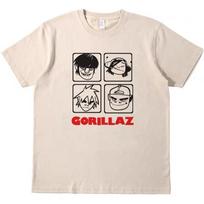 Retro Gorillaz Graphic Tee Unisex Short Sleeve Shirt S-5XL 2XL white