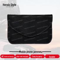 Mobile Phone Signal Blocking & Anti-Tracking Pouch black