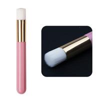 Soft Bristles Lash Shampoo Brush Dual-Ended Eyelash Extension Brush  Facial Cleansing Pink-1pc