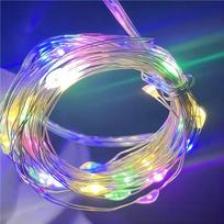 1/5/20M USB LED styginiai šviestuvai vario sidabro viela girliandos šviesa vandeniui atsparūs pasakų žibintai Kalėdų vestuvių vakarėlio dekoravimui 10M USB