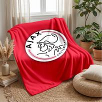 Ajax Amsterdam Theme blanket Soft Flannel Fleece Blanket Warm Lightweight Throw Blanket for Home Sofa Bed 75x90cm