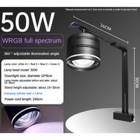 30W/50W Akvariumo LED Lempa Žuvų Bakas Vandens Augalų Šviesa Šviesinanti Skatinanti Augimą Viso Spektro WRGB Išvestis Samanų Prožektorius 50W-WRGB Full spectrum