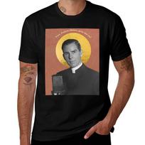 Venerable Fulton Sheen, Pray For Us! T-shirt Man T Shirts High Quality Luxury Brand Man Tshirt T-shirt 2XL juoda