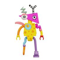 Zooble Kinger TADC Statybiniai kaladėlės Gangle Pomni Ragatha Jax Caine Kaufmo Anime figūrėlės Mini kaladėlės Žaislai Party dovanėlės yellow