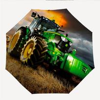 Tractor Fashionable Automatic Opening/Closing Folding Umbrella. Portable and Foldable, Ideal for Gift, Travel, and Daily Use. Three-fold umbrella